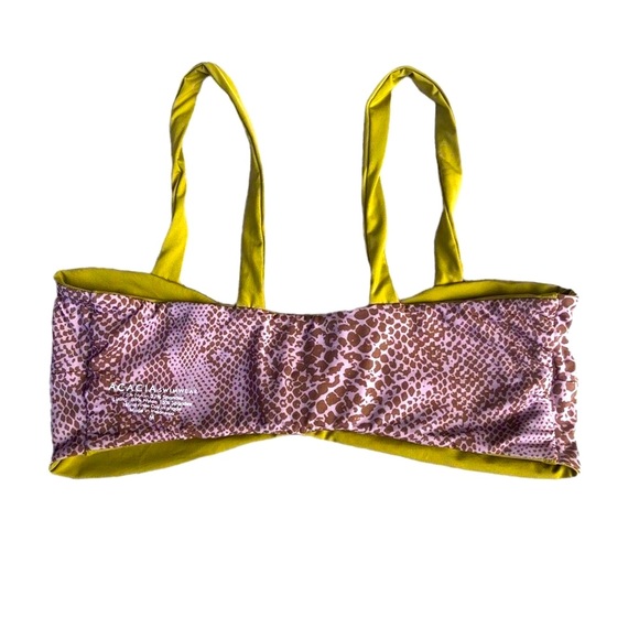 Acacia Bikini Corfu top Sumatra bottom Pear Green Sporty lining - Picture 12 of 12